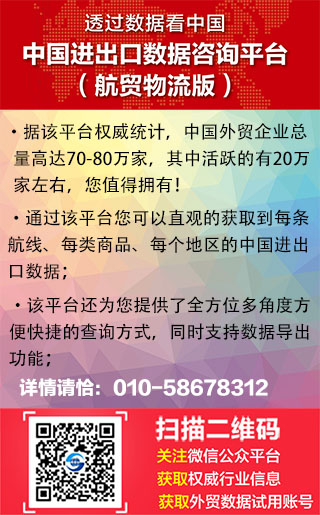 中國(guó)進(jìn)出口數(shù)據(jù)咨詢平臺(tái)（航貿(mào)物流版）